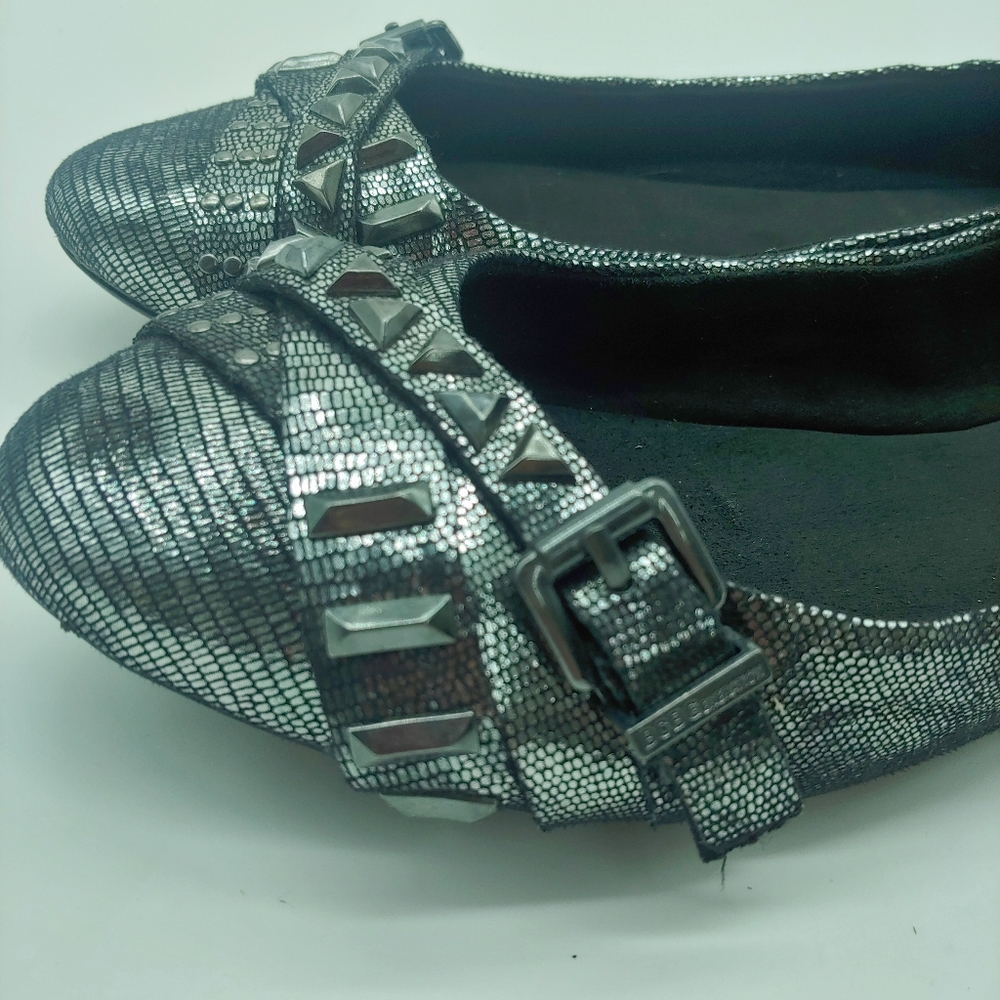 Bcbgeneration | Black Metallic Silver Stud Flats 7 - image 3